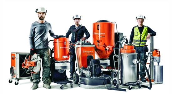Vsak vdih šteje: Husqvarnini sistemi za prah in brozgo