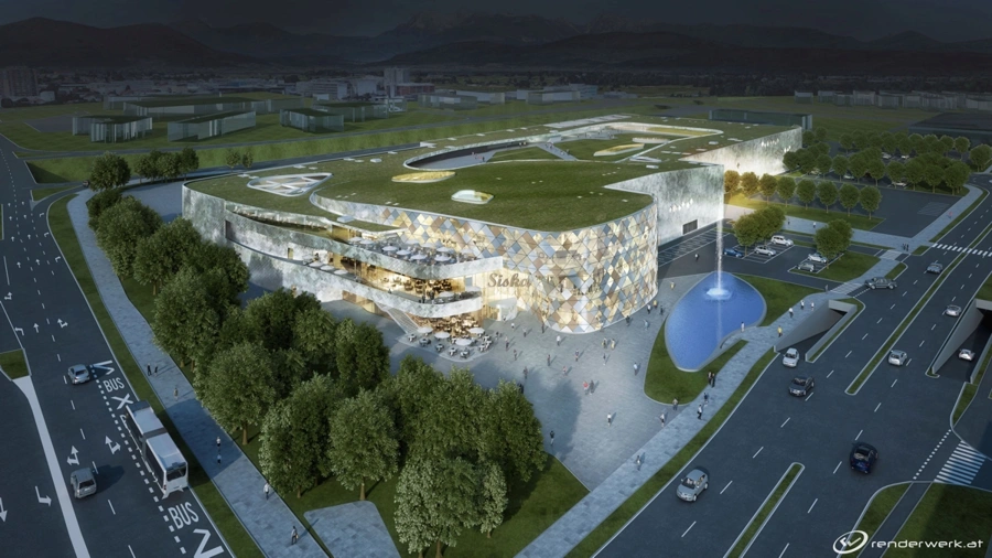 V Šiški najmodernejše nakupovalno središče