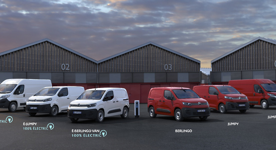 Citroënova gospodarska vozila v električni preobleki