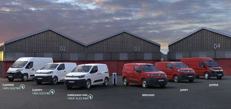 Citroënova gospodarska vozila v električni preobleki