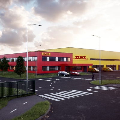 GIC GRADNJE: nov logistični center za DHL