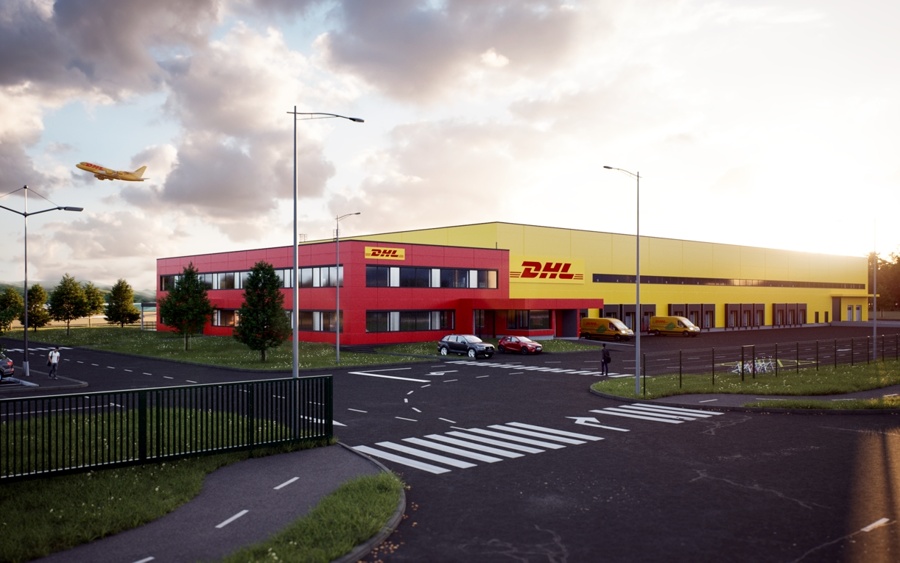 GIC GRADNJE: nov logistični center za DHL